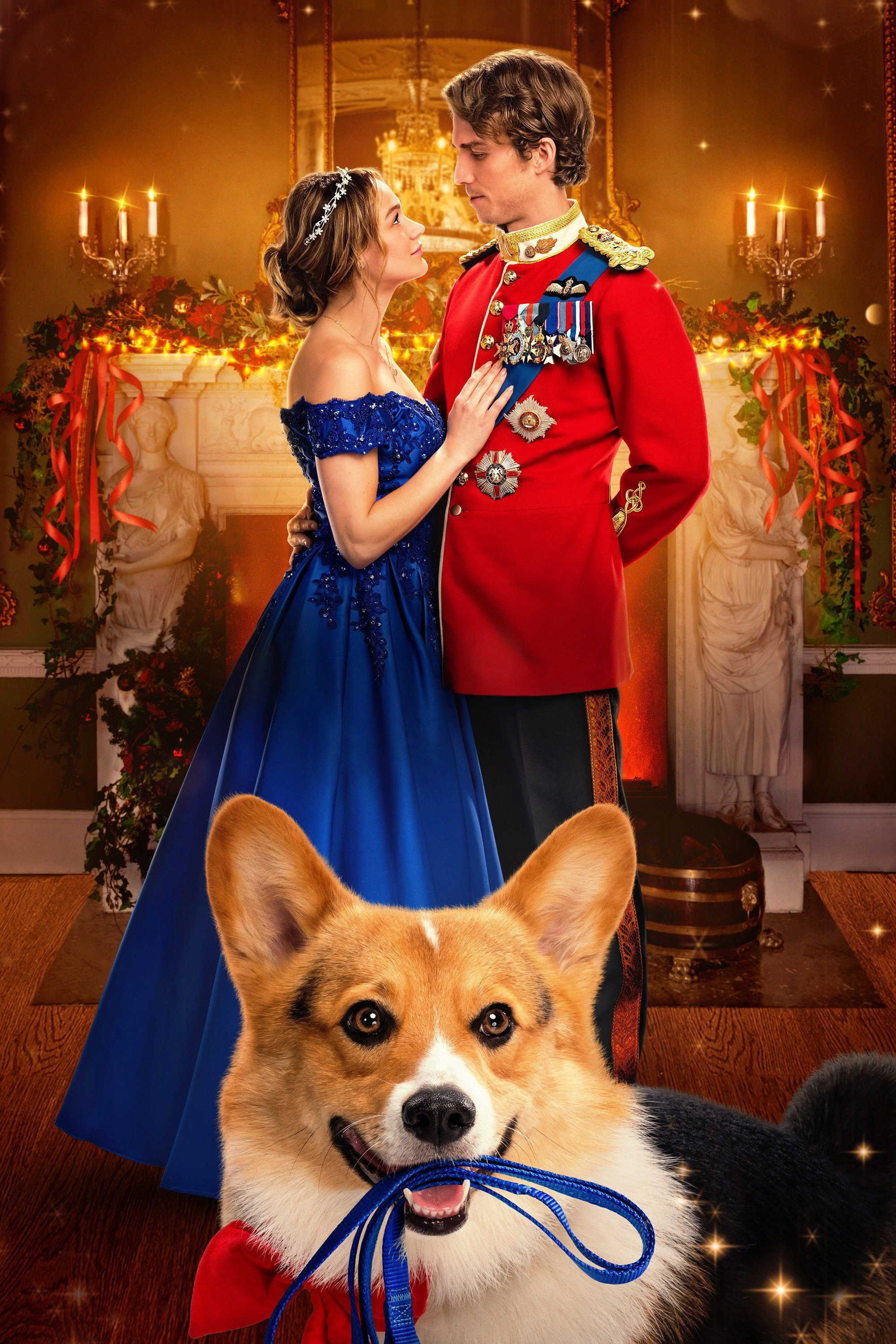 A Royal Corgi Christmas poster