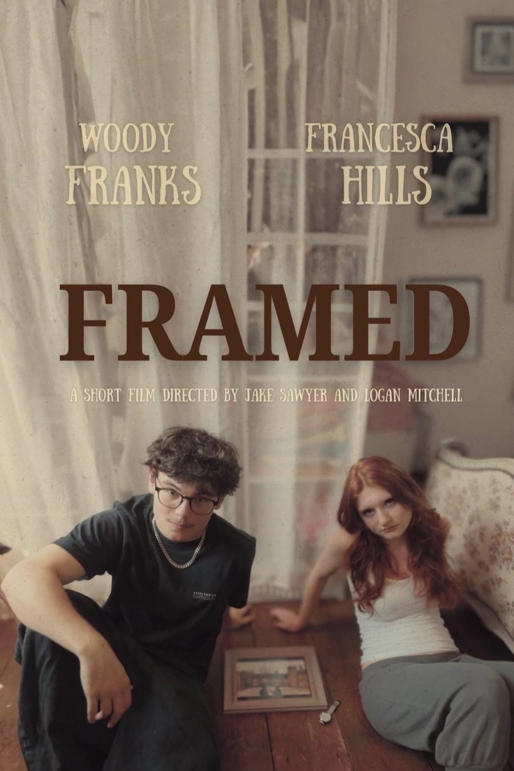 Framed poster