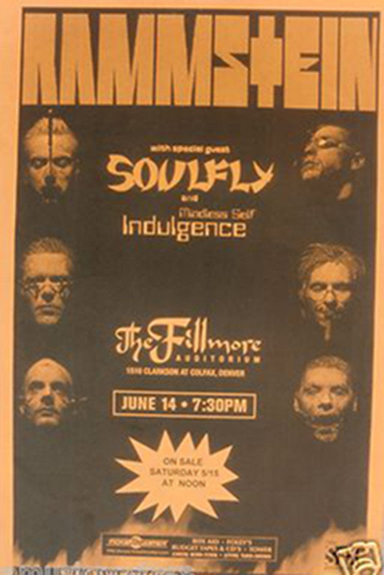 Rammstein: Live at Electric Factory (June 2, 1999) poster