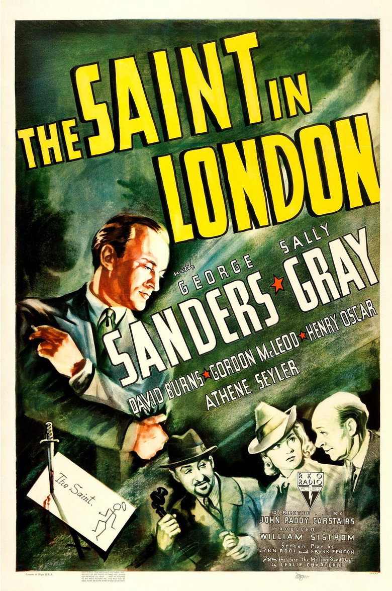 The Saint in London poster