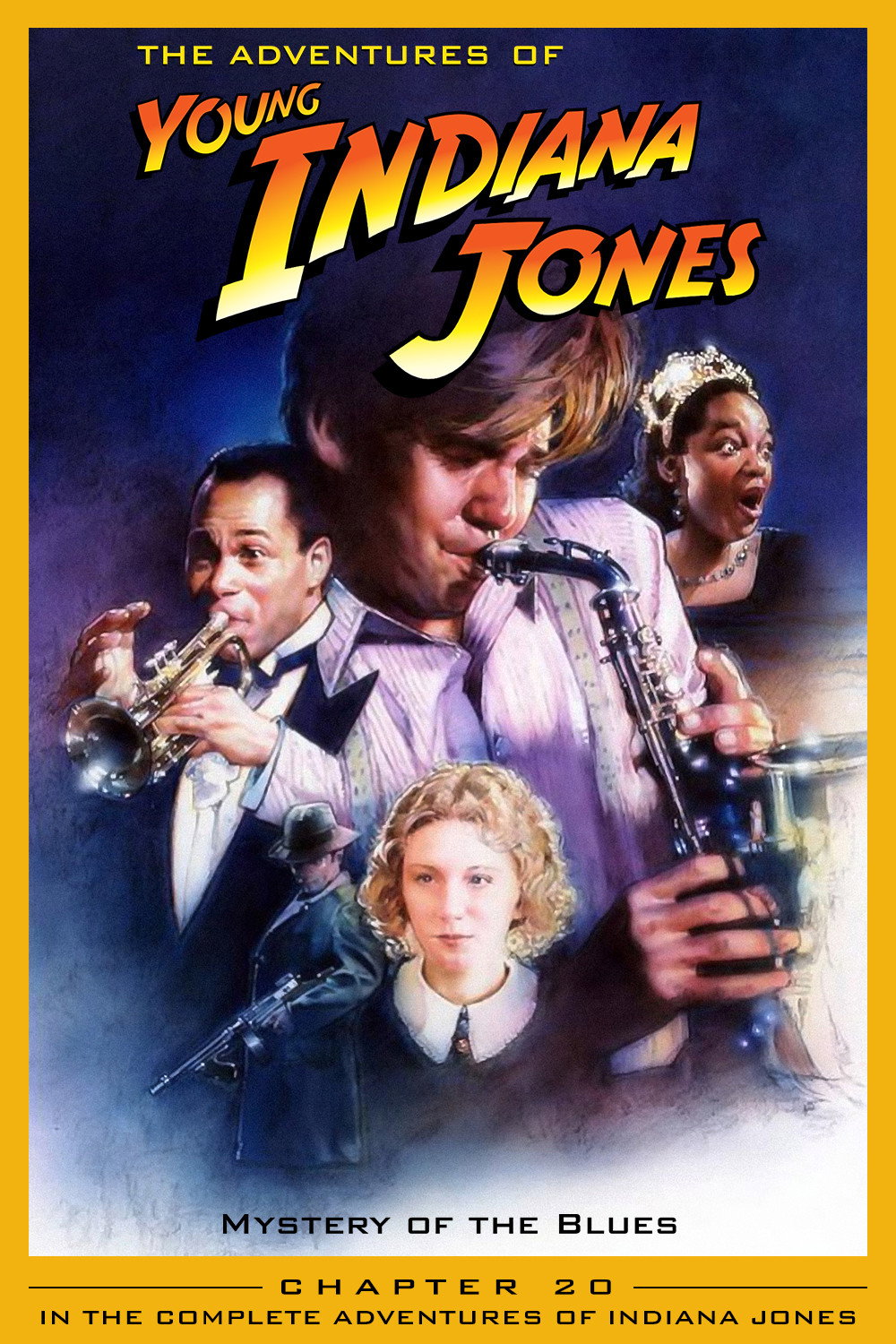The Adventures of Young Indiana Jones: Mystery of the Blues poster