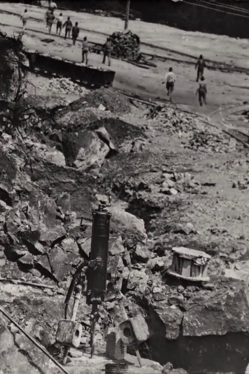 A Blast at the Solvay Quarries poster