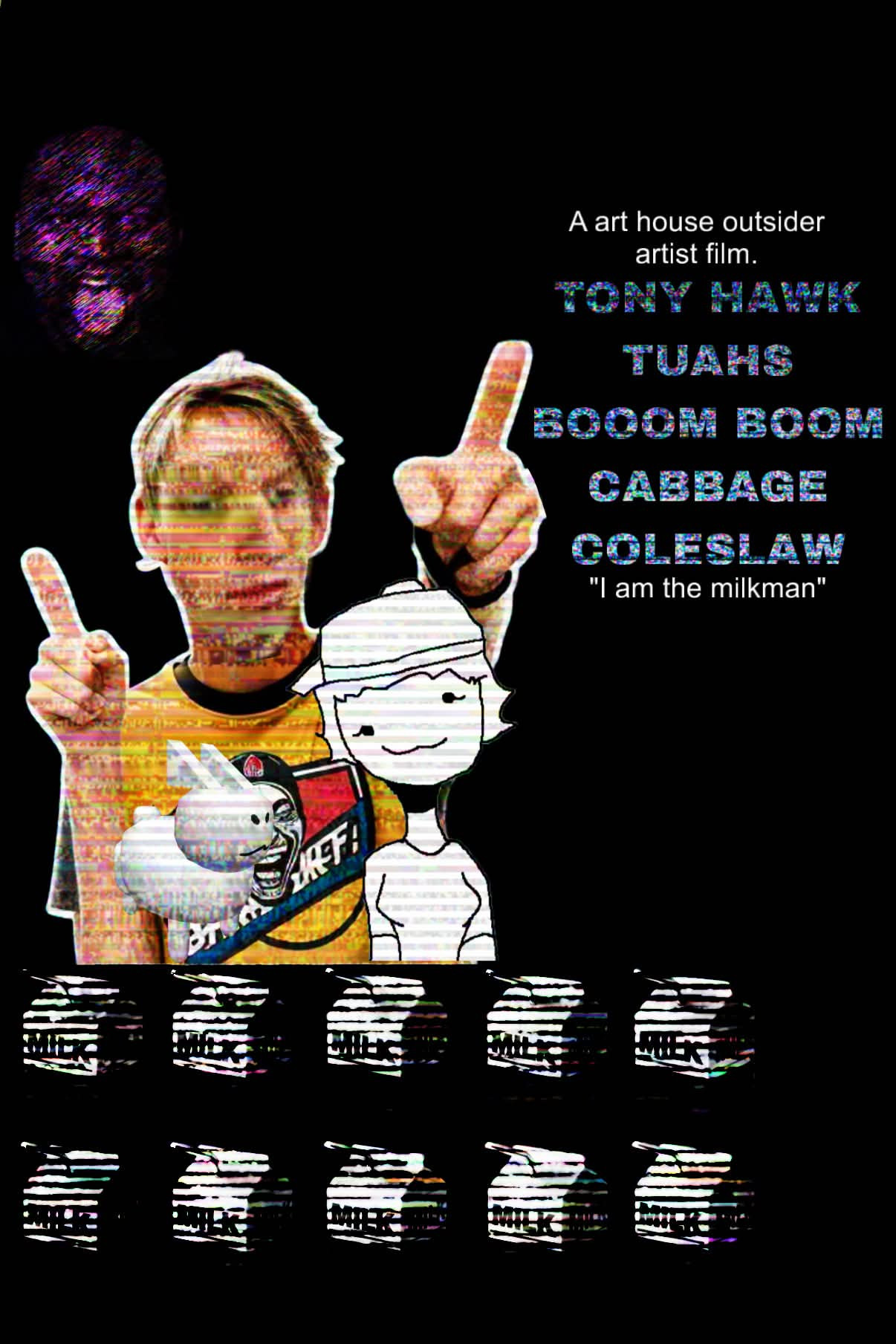 Tony Hawk Tuahs boom boom cabbage coleslaw poster