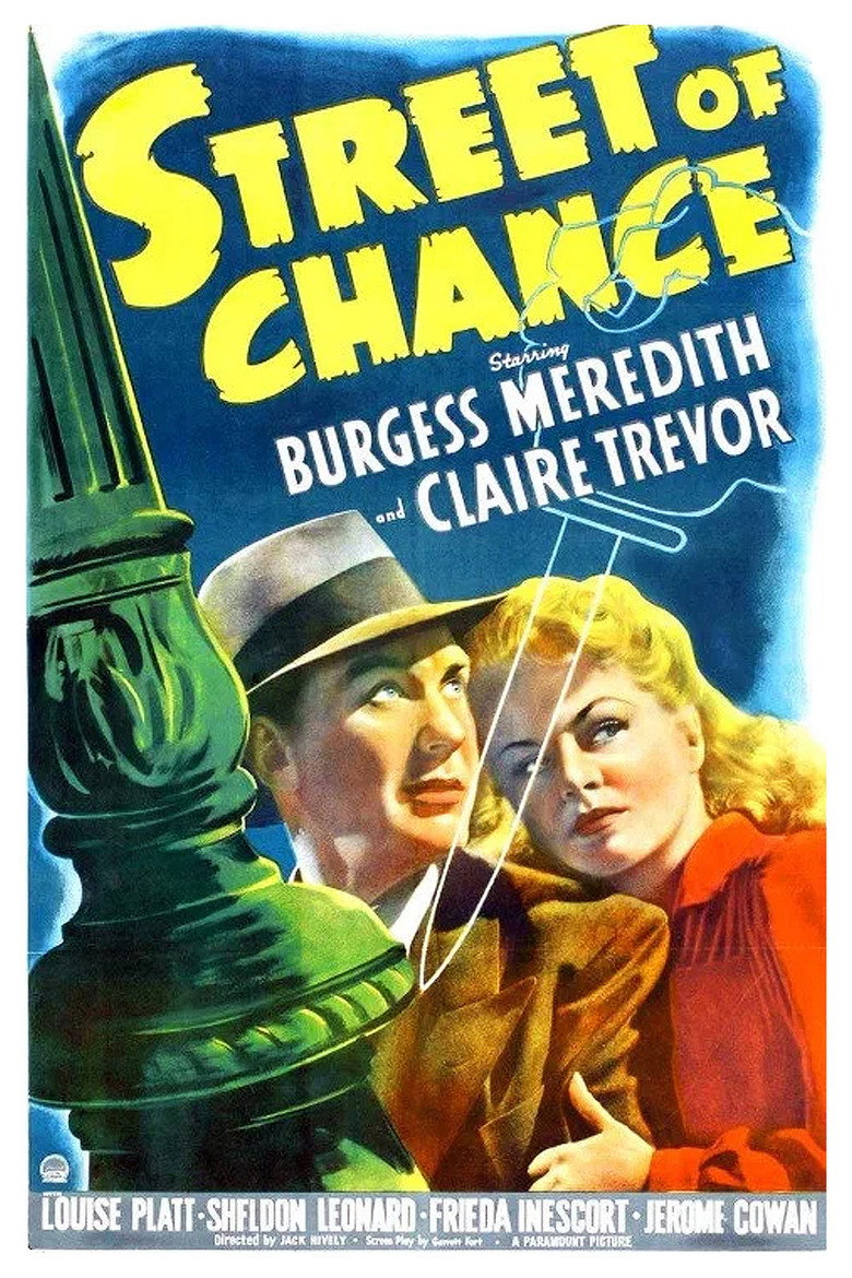 Street of Chance poster