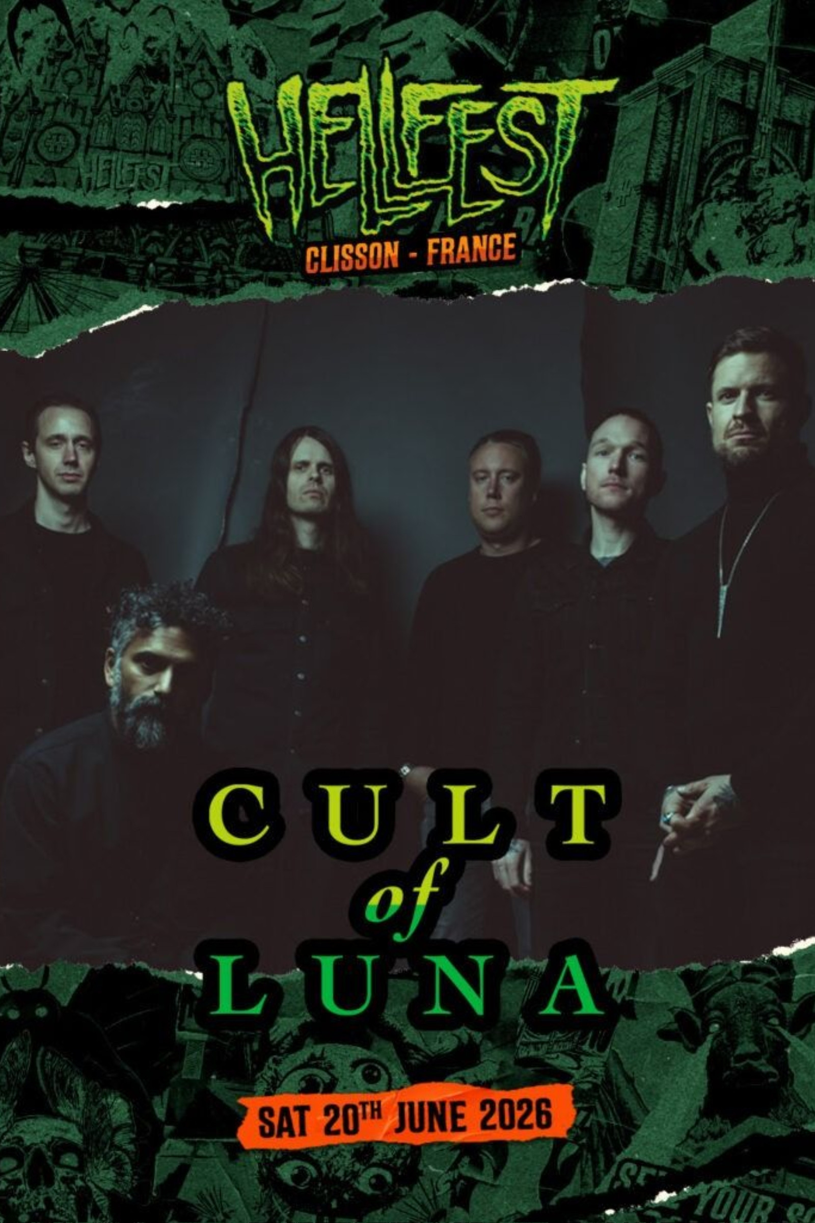 Cult of Luna - Hellfest 2026 poster