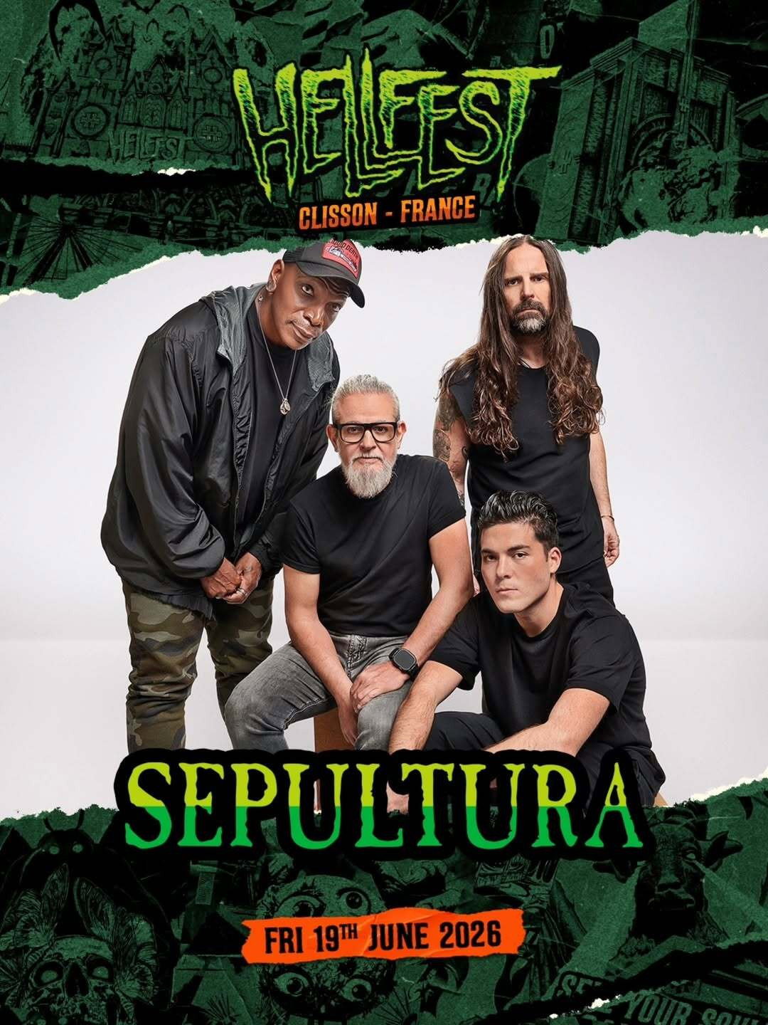 Sepultura - Hellfest 2026 poster