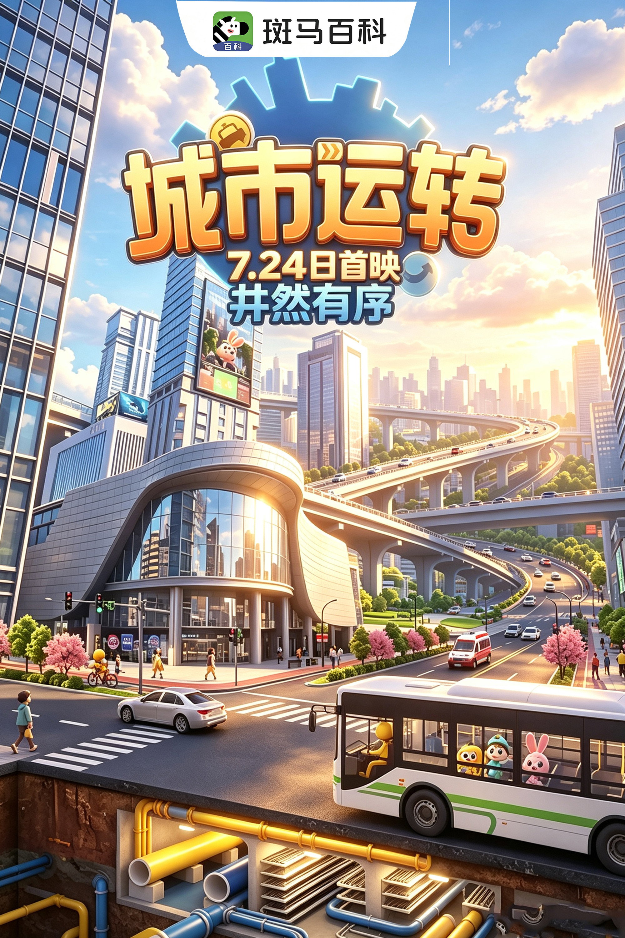 科技之光—城市运转 poster