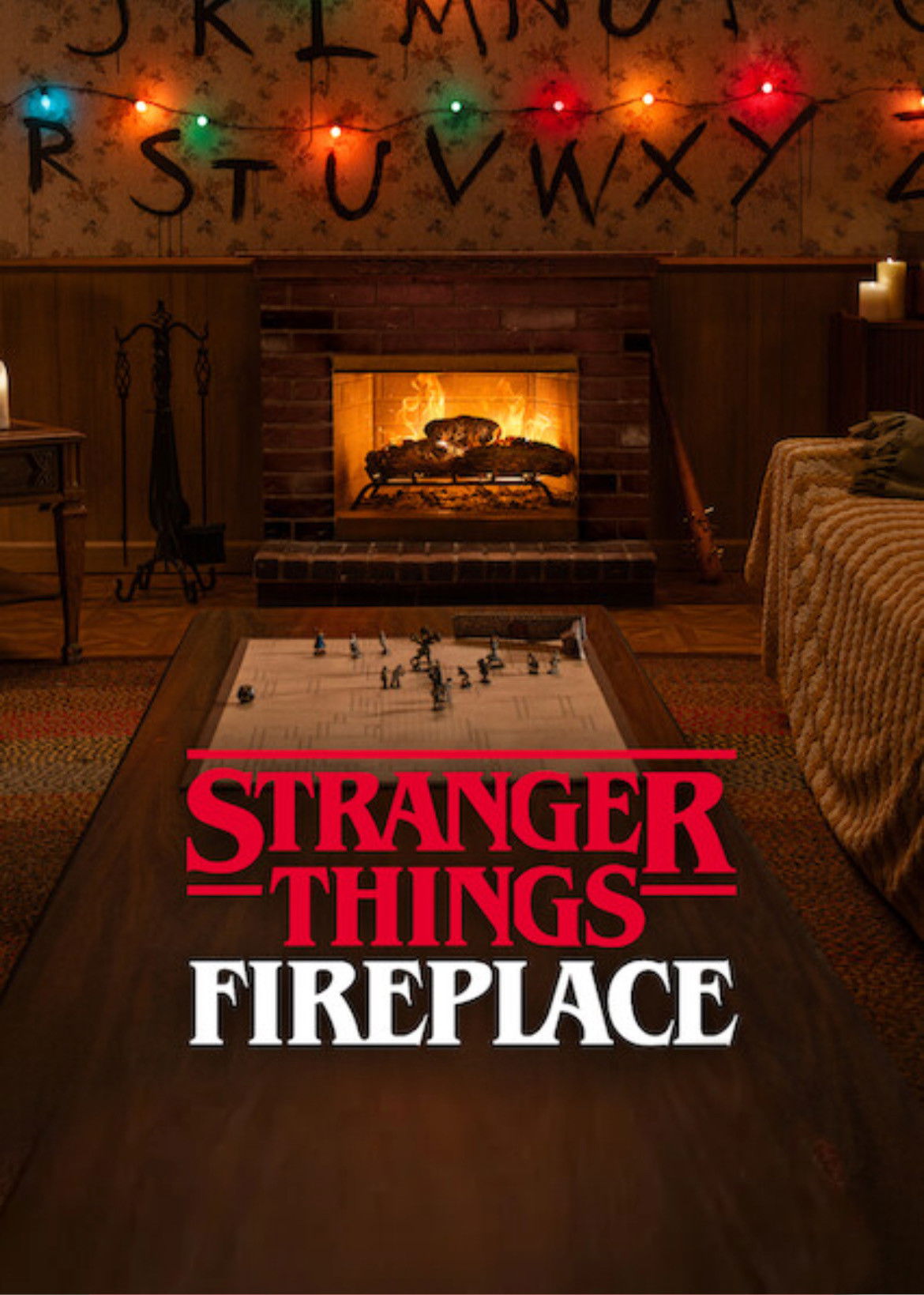 Stranger Things: Fireplace poster