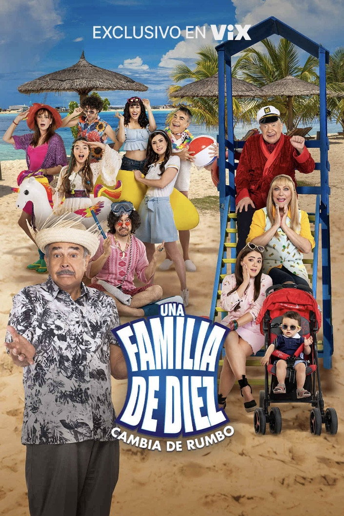Una familia de diez poster