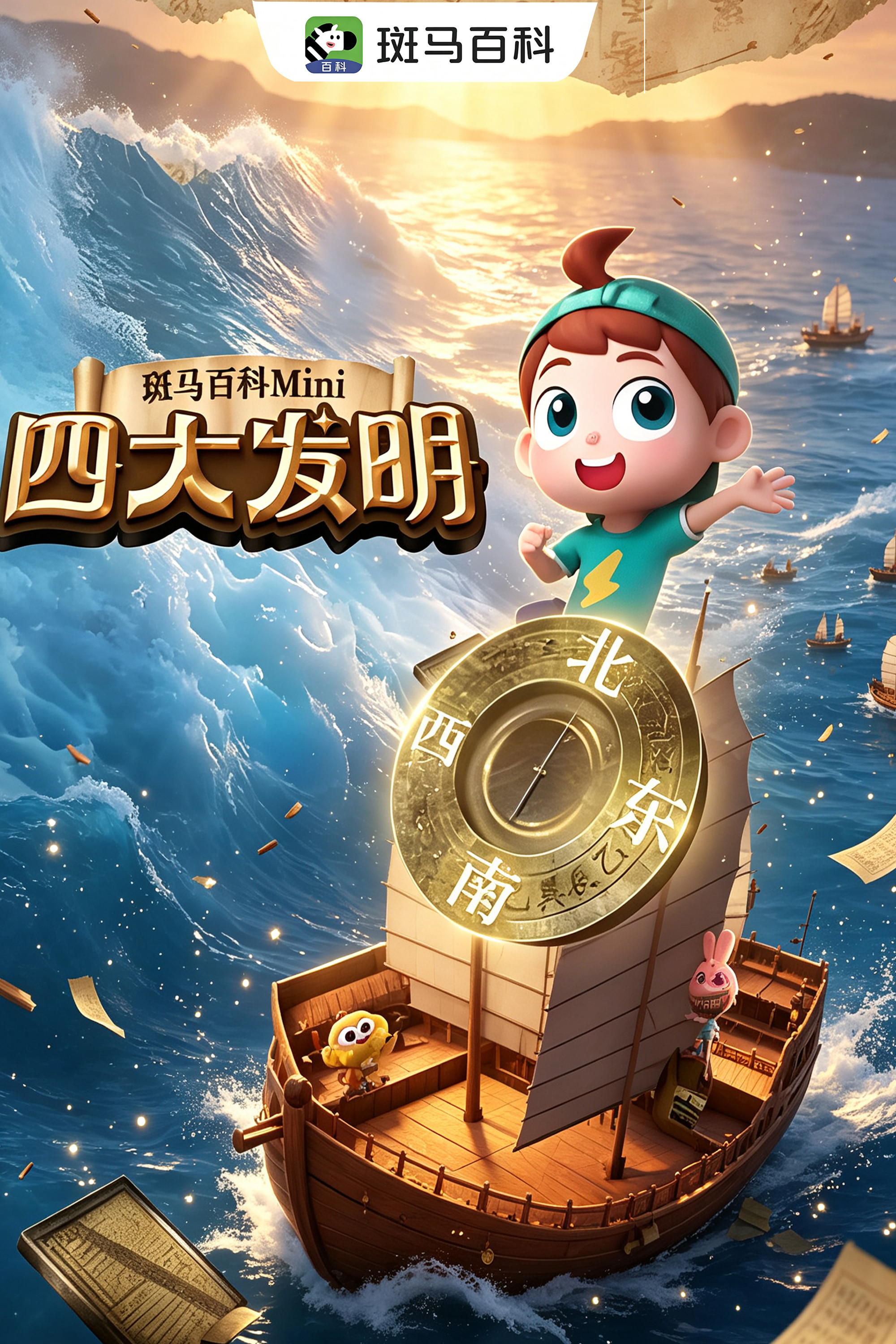 迷你科技—四大发明 poster