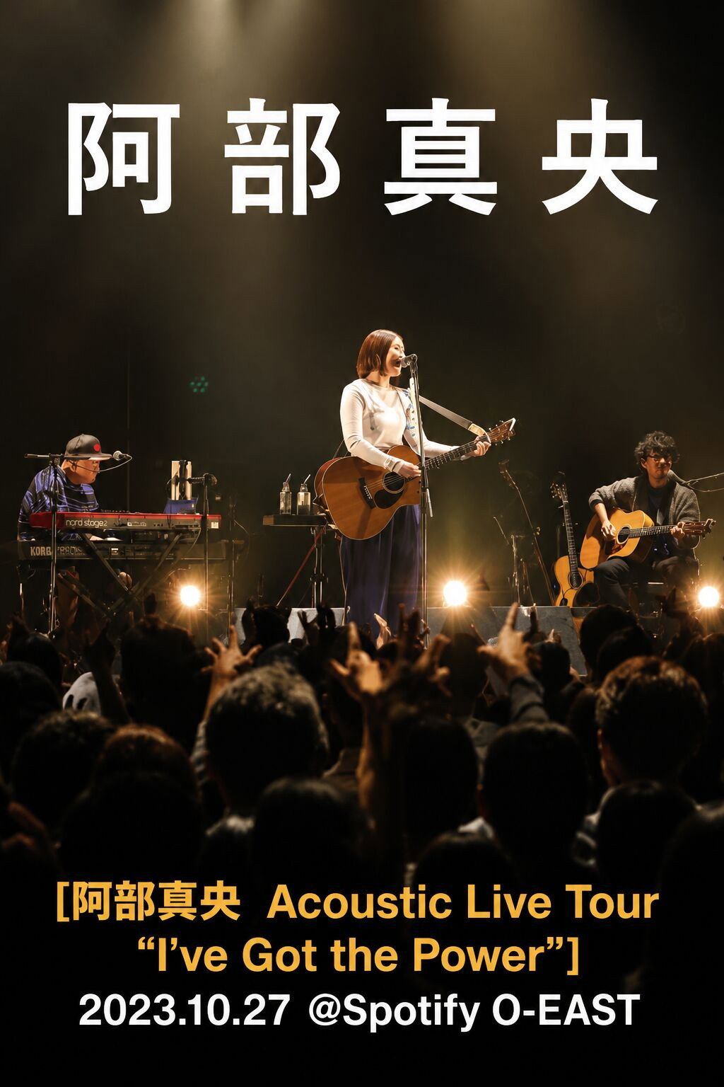 Abe Mao Acoustic Live Tour "I've Got the Power" poster