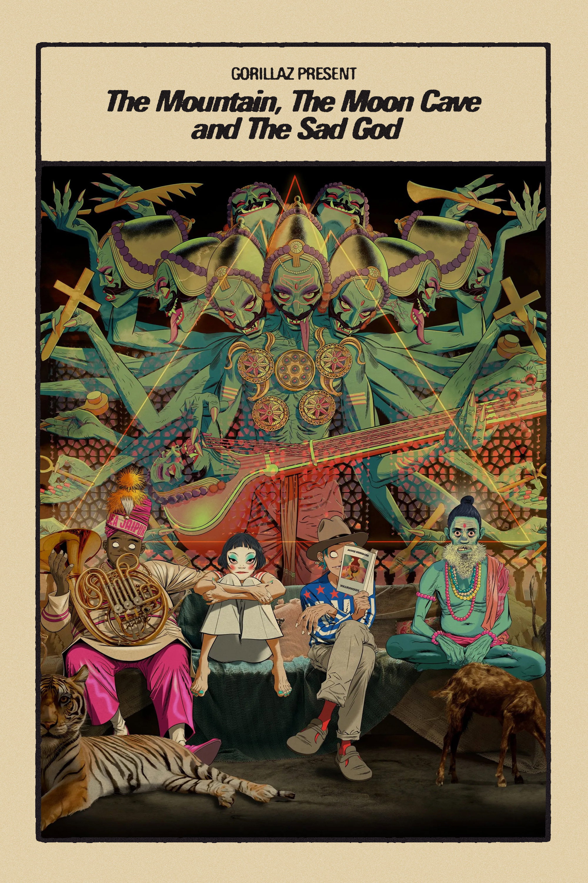 Gorillaz Present: The Mountain, The Moon Cave and The Sad God poster