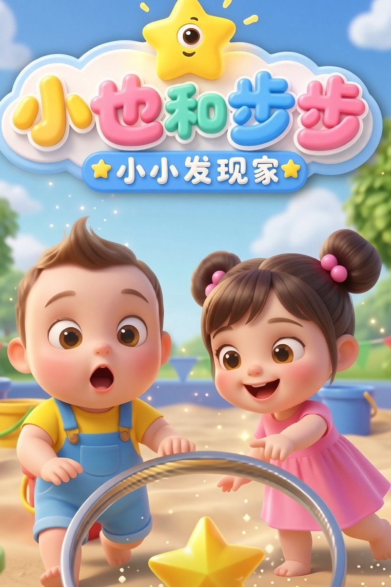 小也和步步 小小发现家 poster
