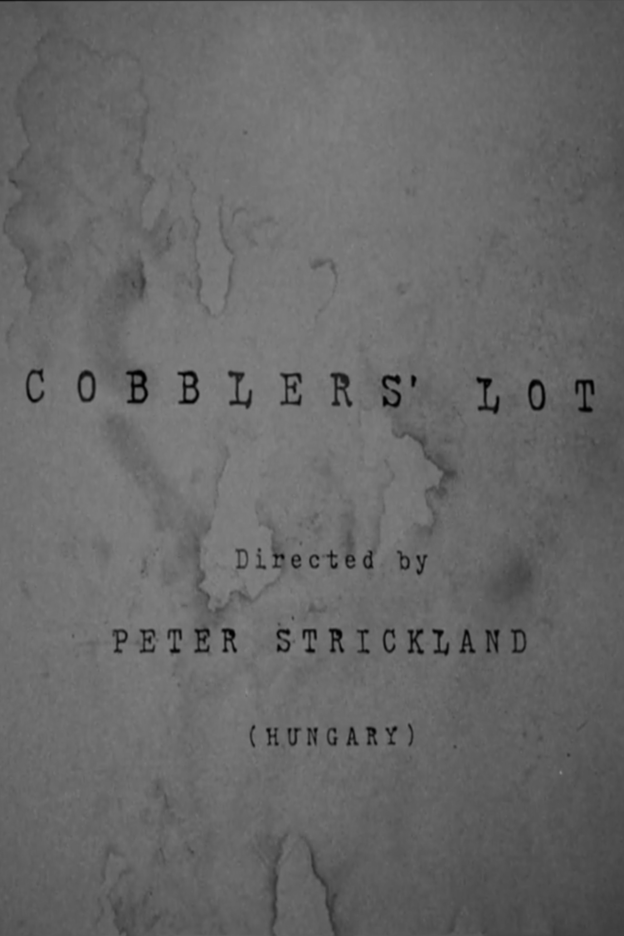 Cobblers' Lot poster