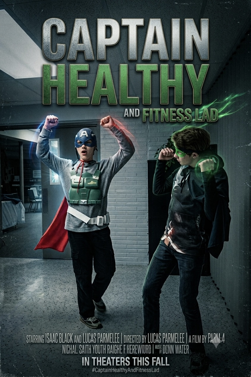 Captain Healthy and Fitness Lad poster