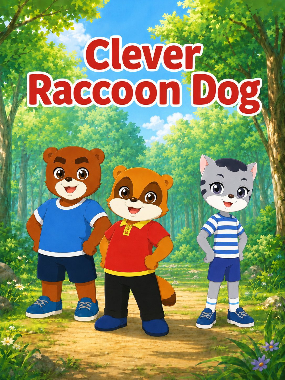 Clever Raccoon Dog poster