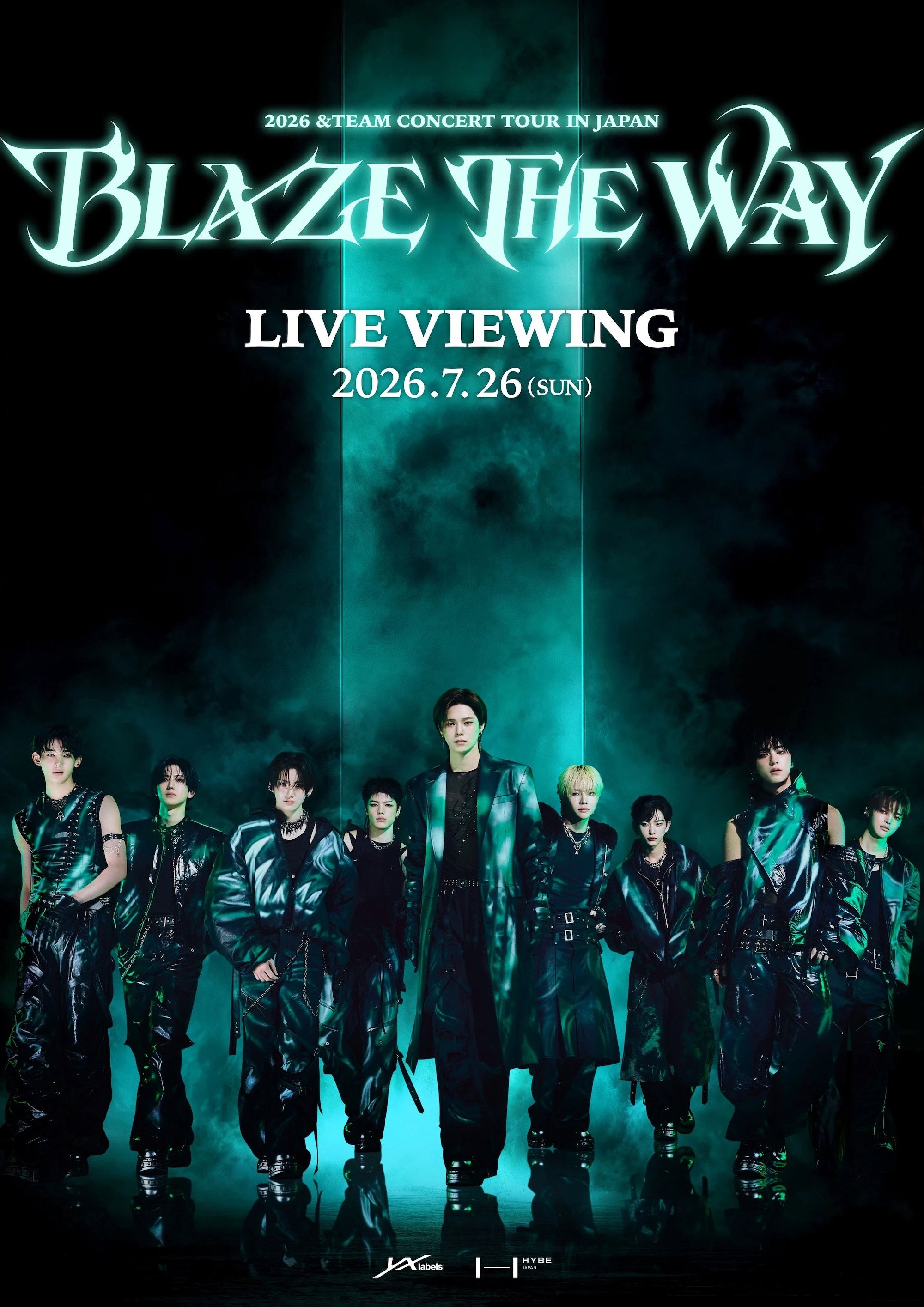2026 &TEAM CONCERT TOUR 'BLAZE THE WAY' in JAPAN poster