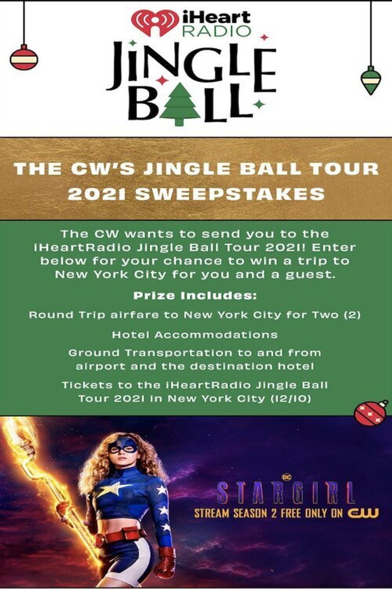 iHeartRadio Jingle Ball 2021 poster
