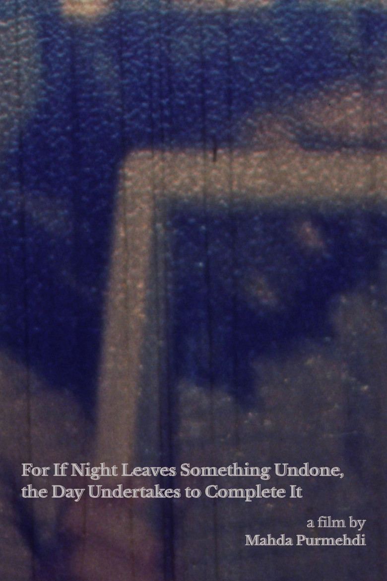 For If Night Leaves Something Undone, the Day Undertakes to Complete It poster