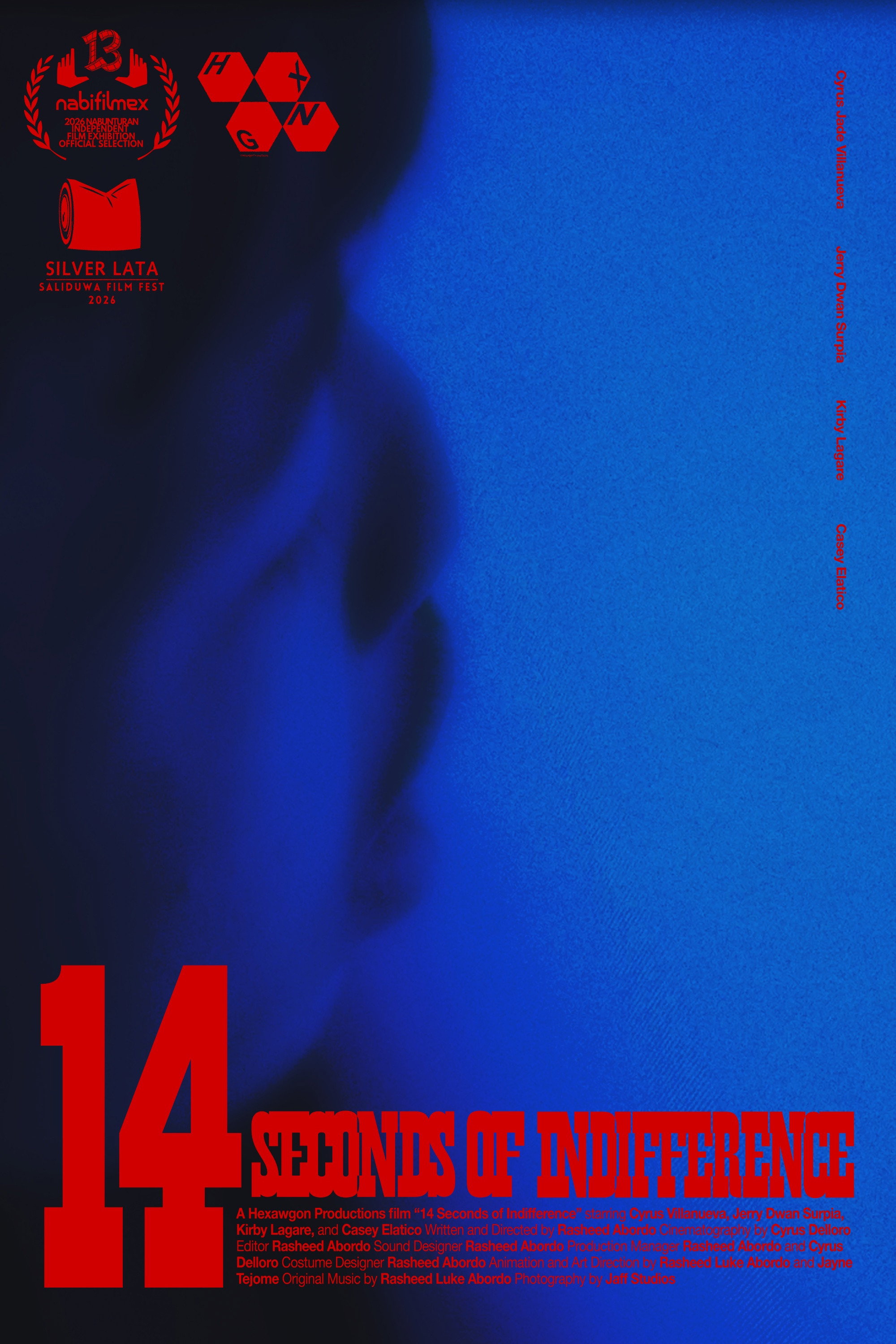 14 Seconds of Indifference (By A Cosmic Deity Watching Me) poster
