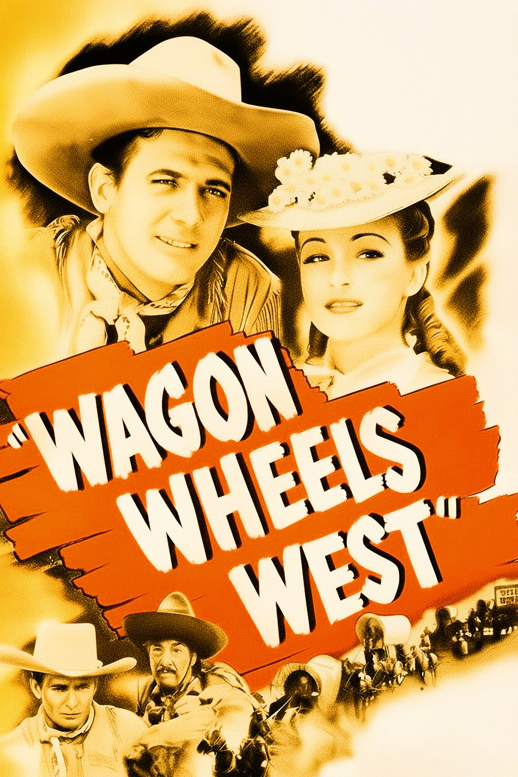 Wagon Wheels West poster