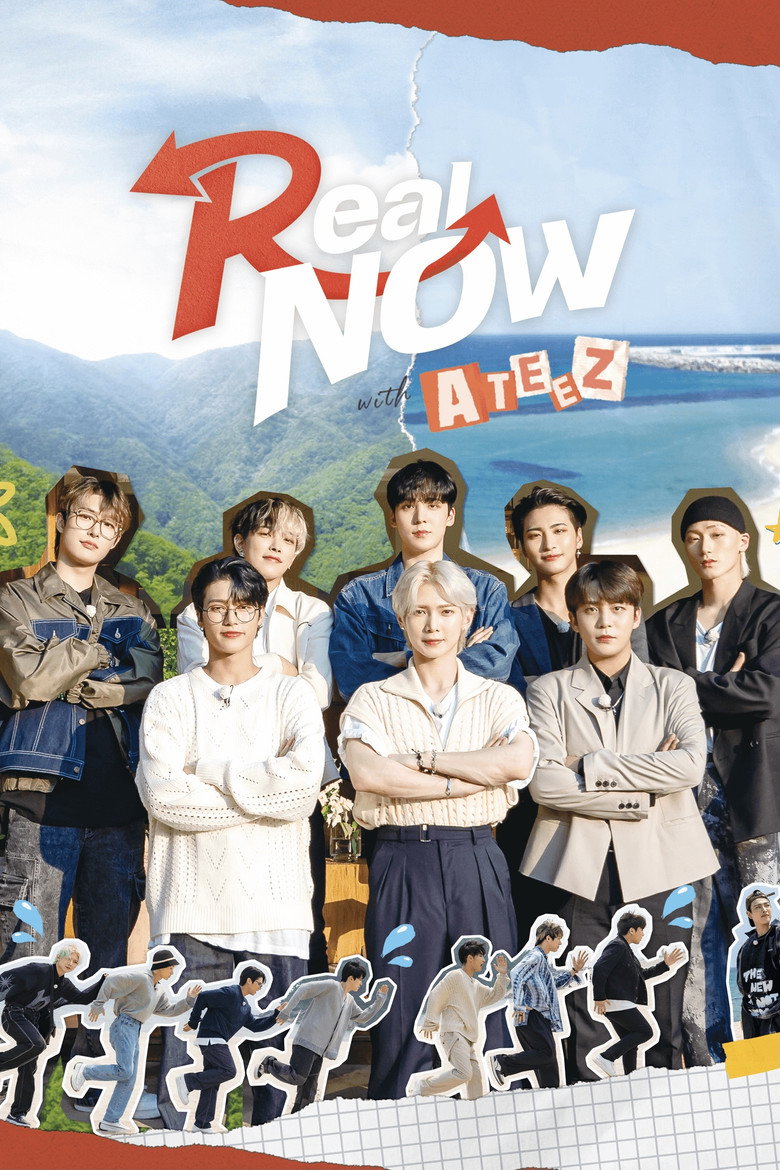 Real NOW with ATEEZ poster