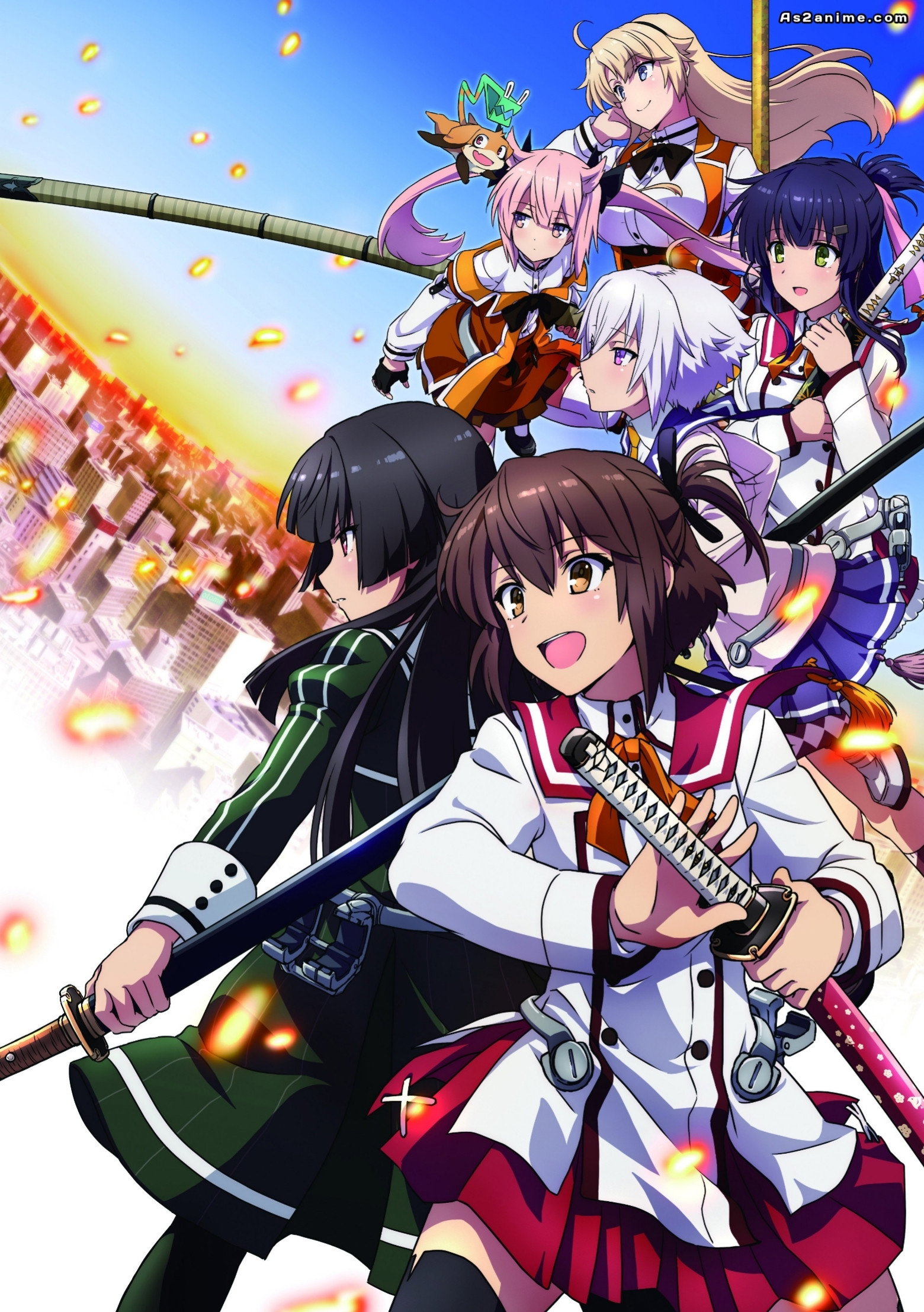 Katana Maidens: Toji no Miko poster