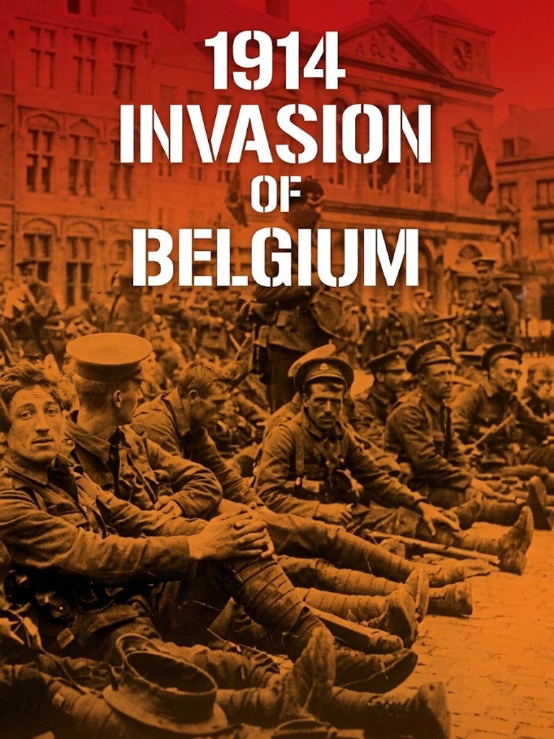 1914 the invasion of Belgium poster