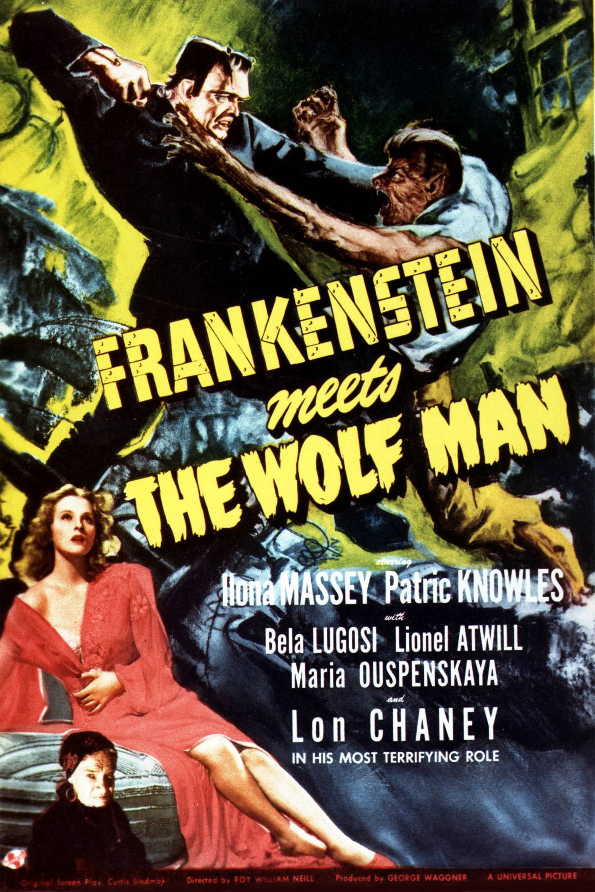 Frankenstein Meets the Wolf Man poster