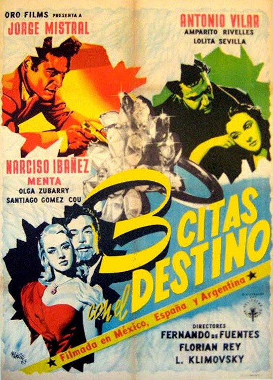 3 citas con el destino poster