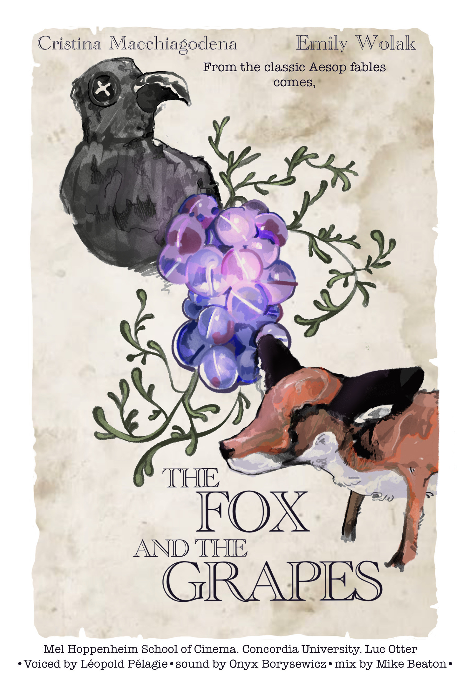 The Fox and the Grapes poster