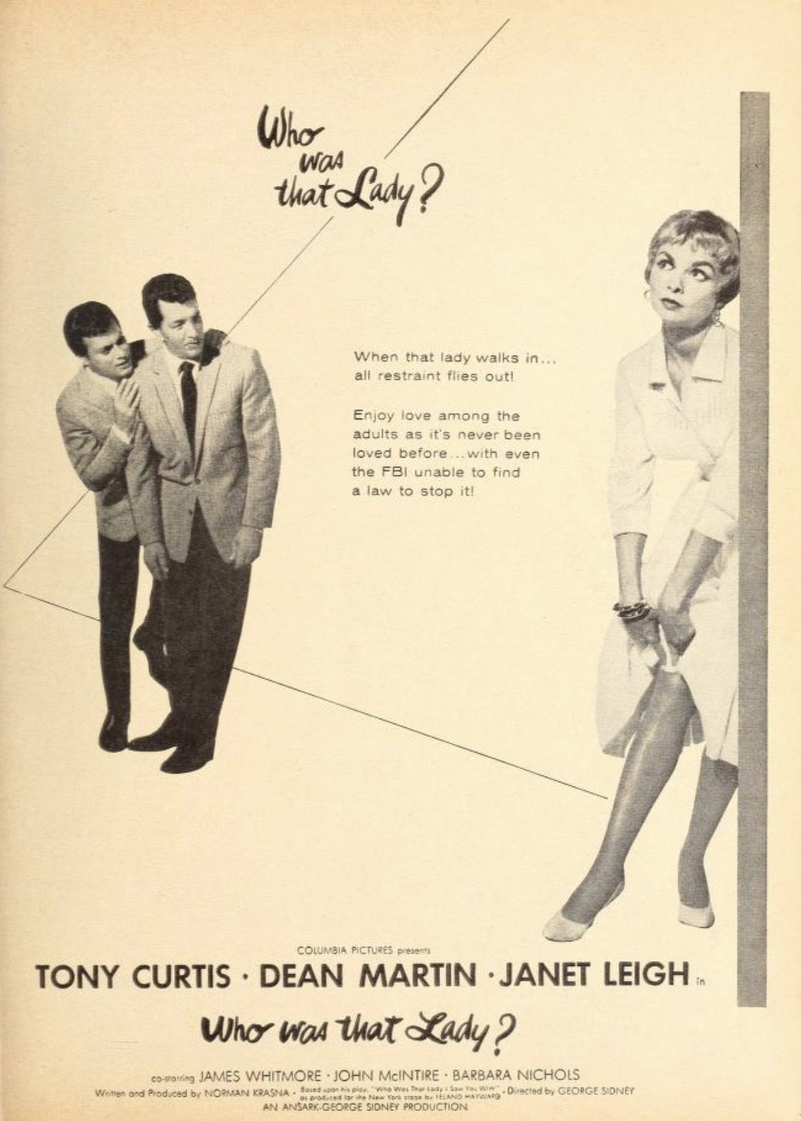 Who Was That Lady? poster