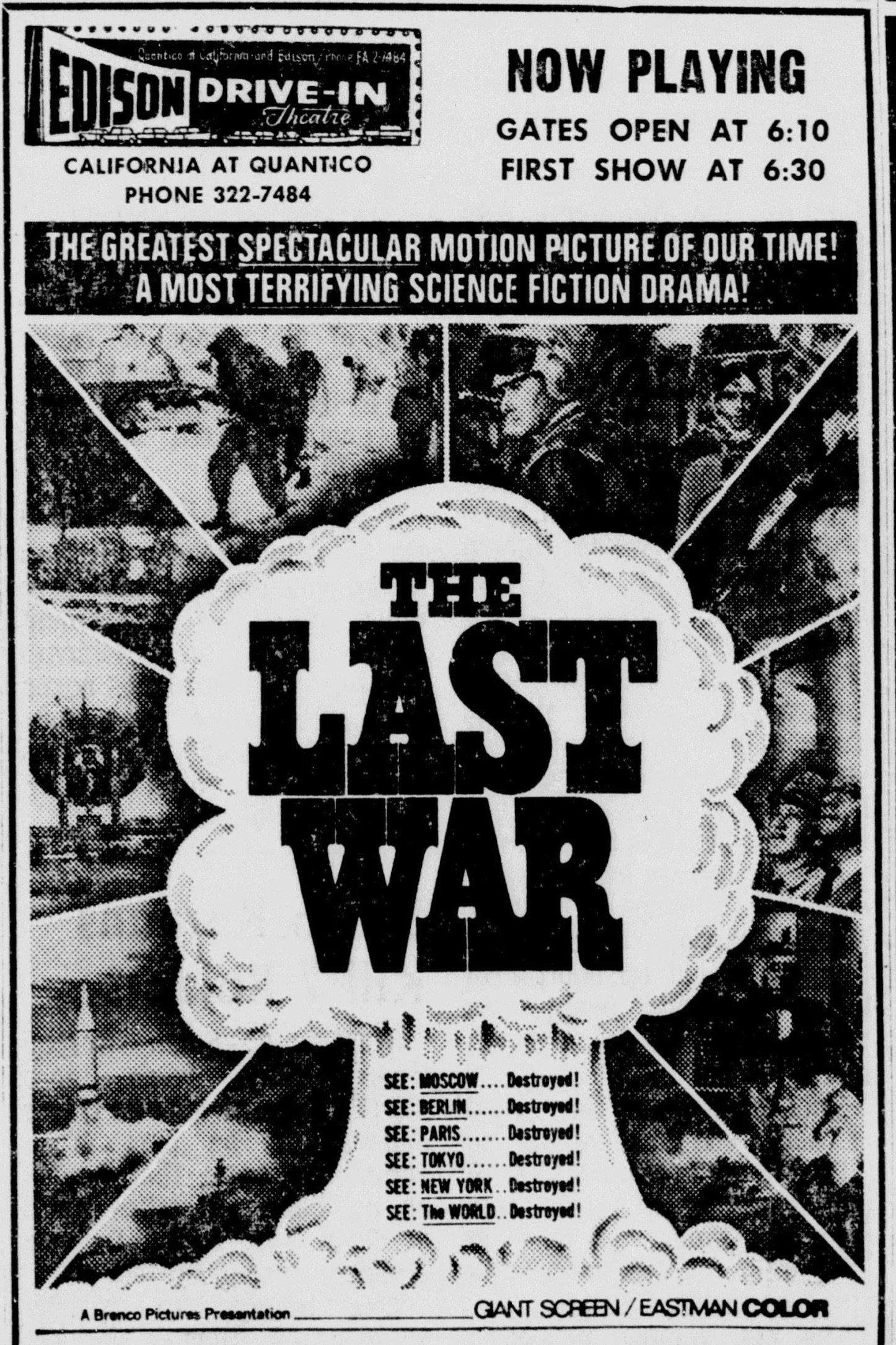 The Last War poster
