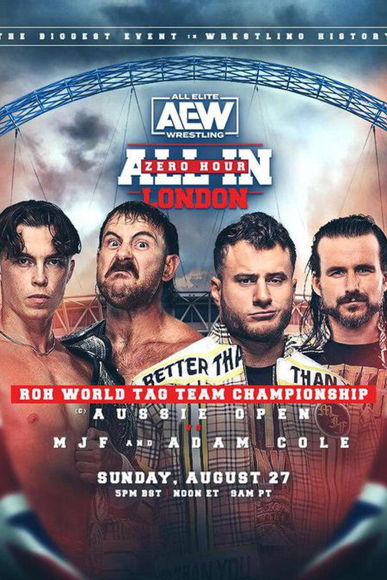 AEW All In 2023: London - Zero Hour poster