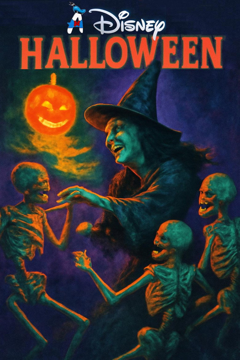 A Disney Halloween poster