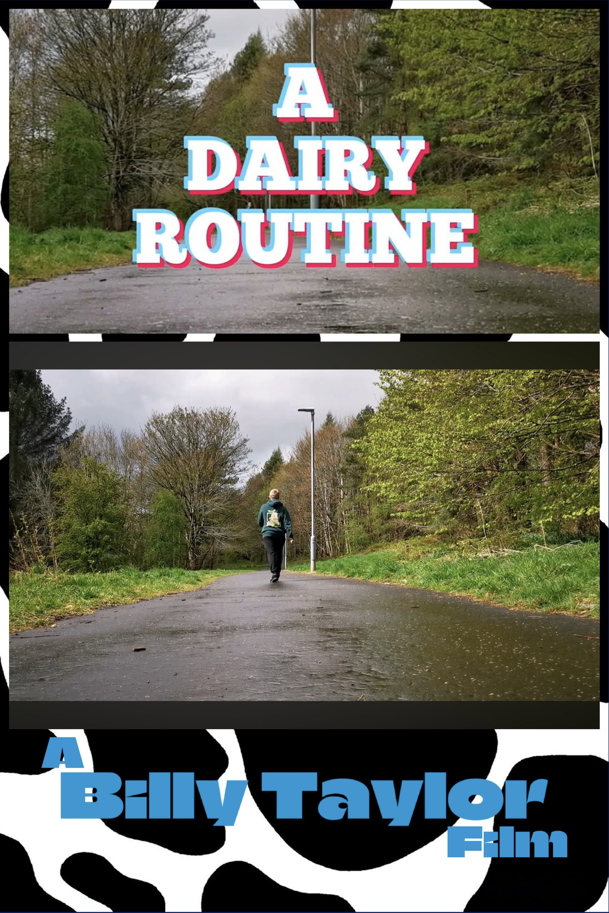 A DAIRY ROUTINE poster