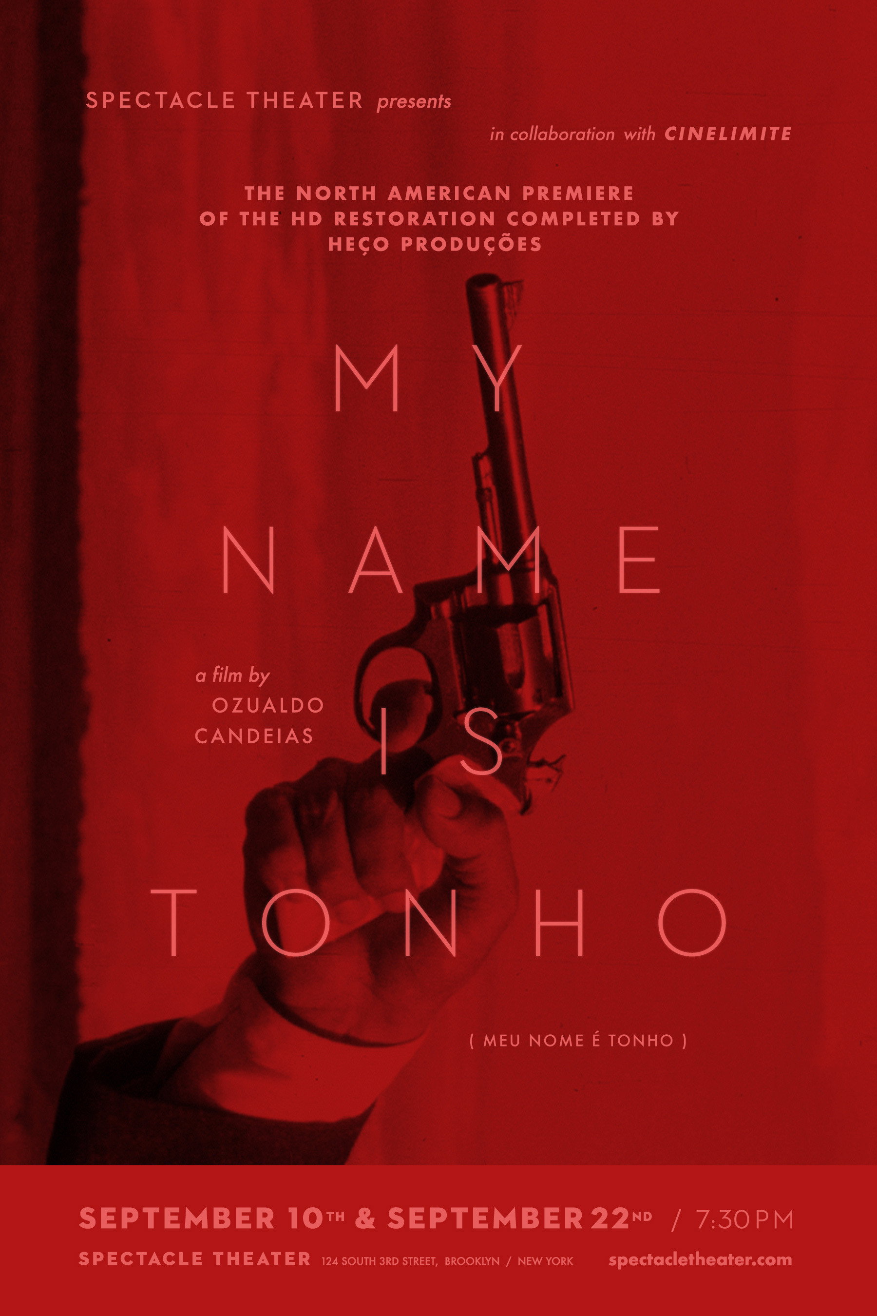 My Name Is Tonho poster