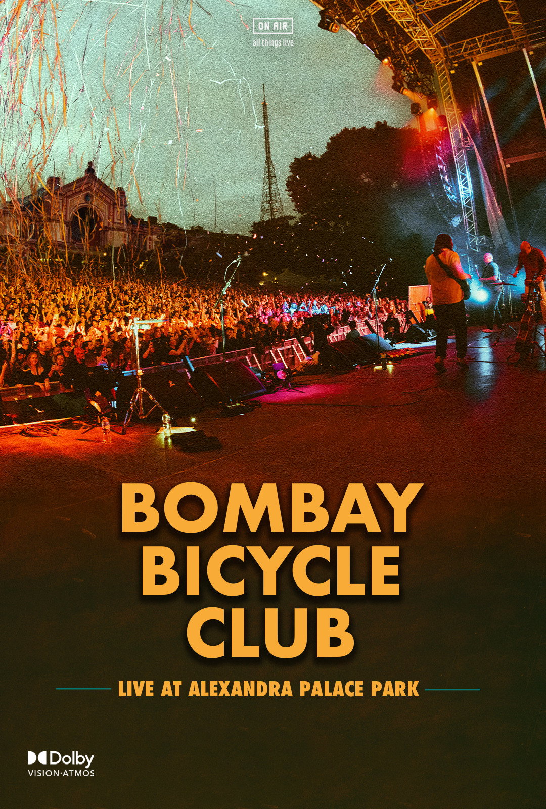Bombay Bicycle Club ‘Live at Alexandra Palace Park’ poster