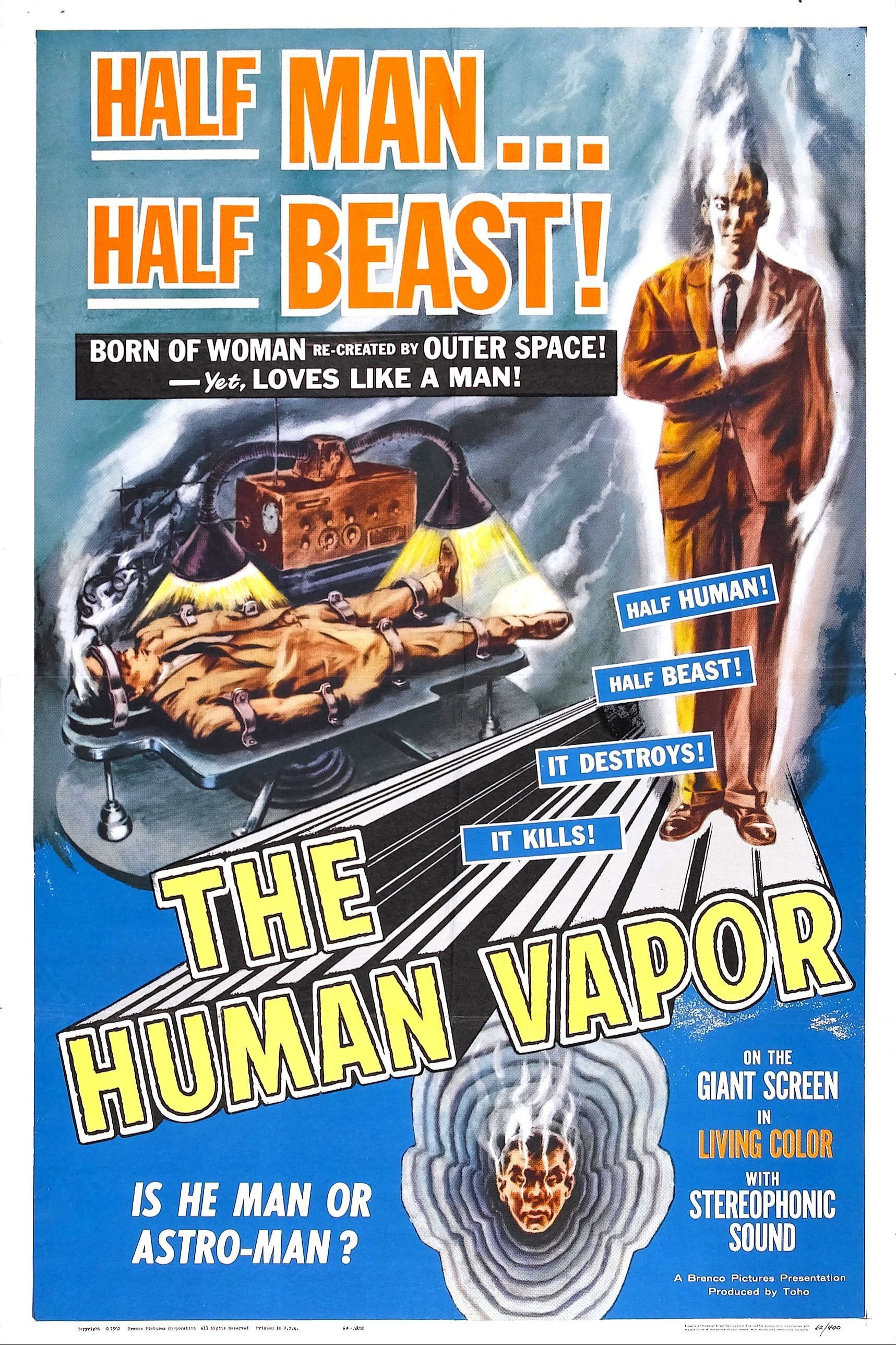 The Human Vapor poster
