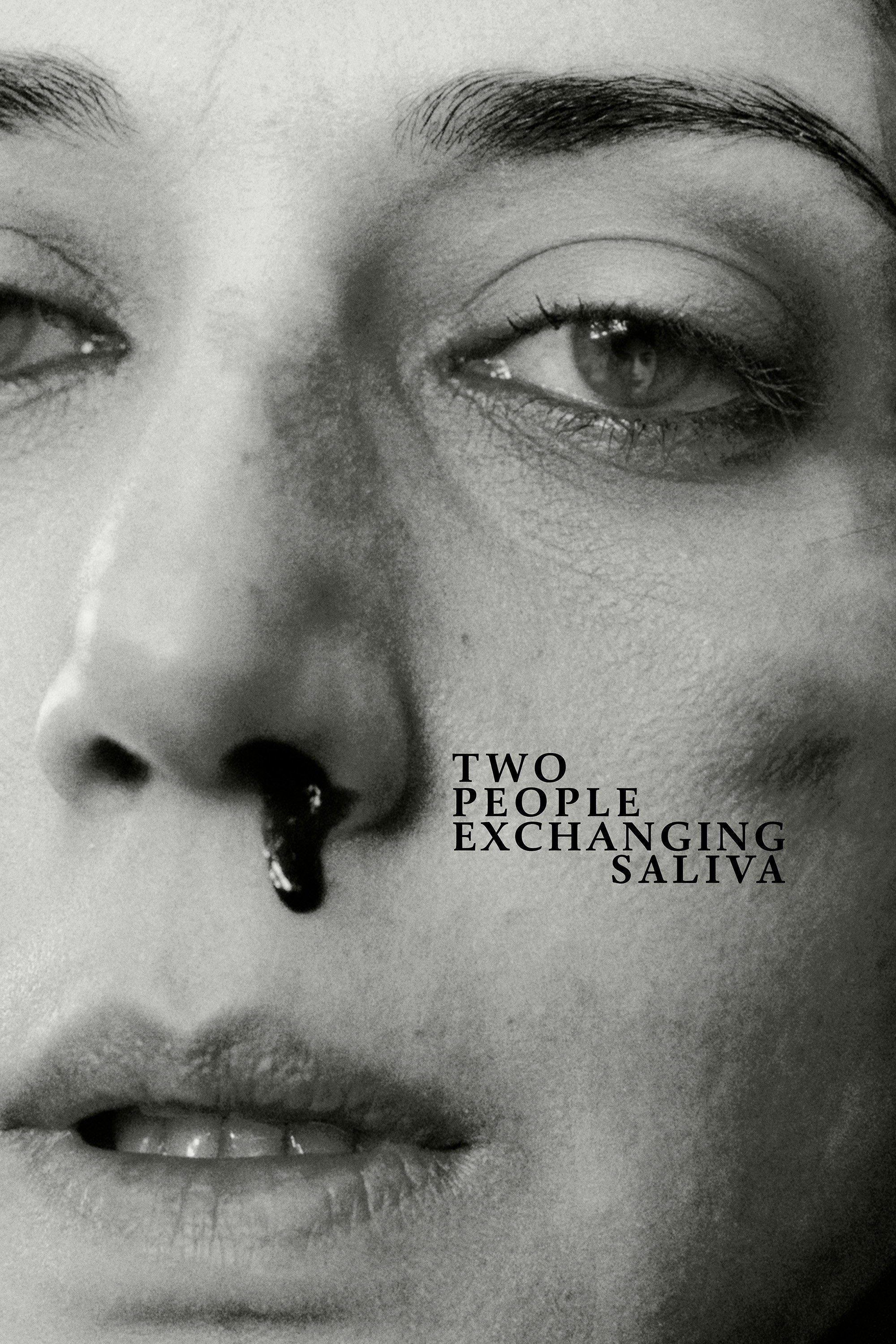 Two People Exchanging Saliva poster
