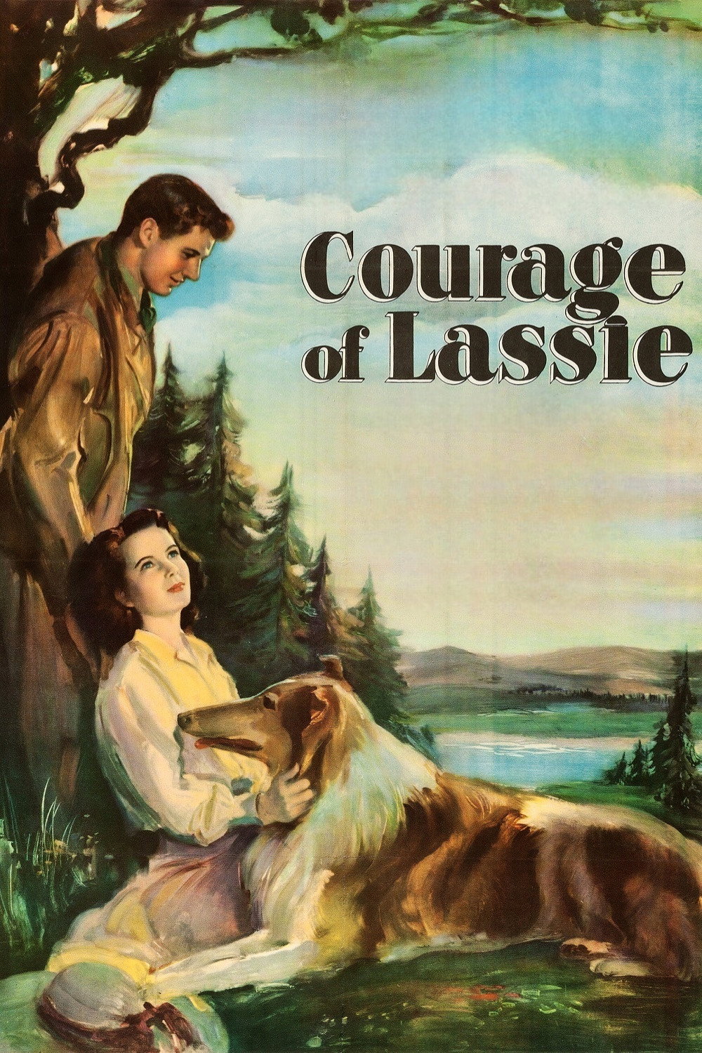 Courage of Lassie poster