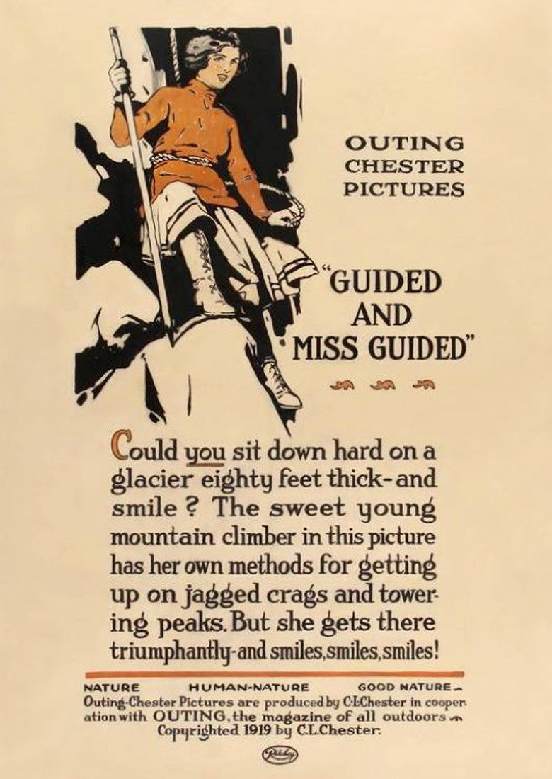 Climbing Mt. Lefroy in the Rockies, Canada, 1910s poster