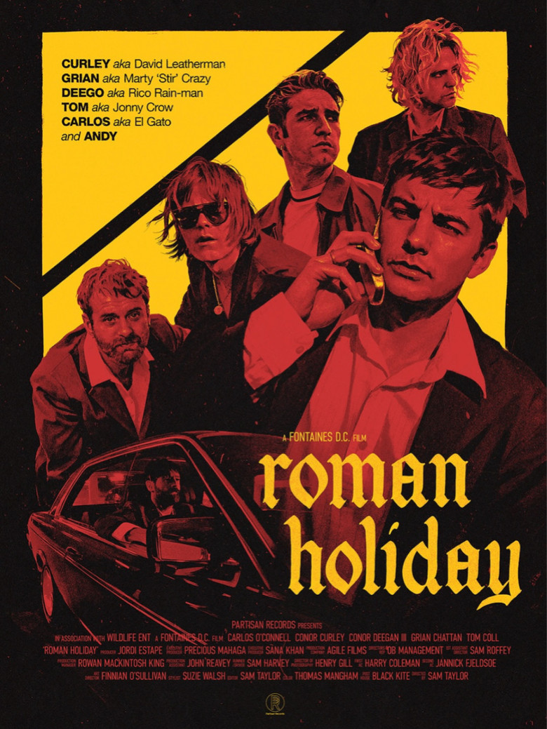 A Fontaines D.C. film: Roman Holiday poster