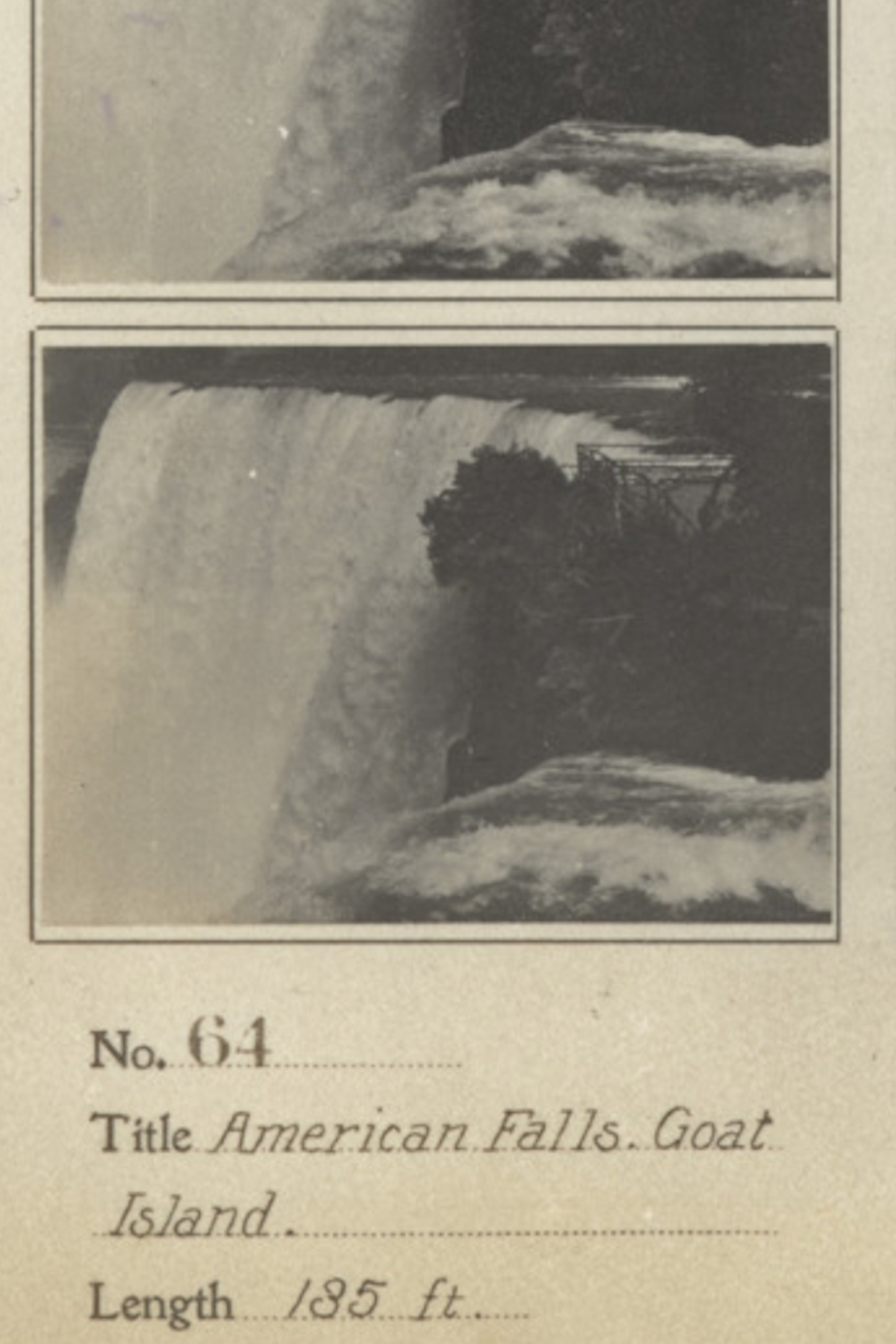 American Falls from Goat Island poster