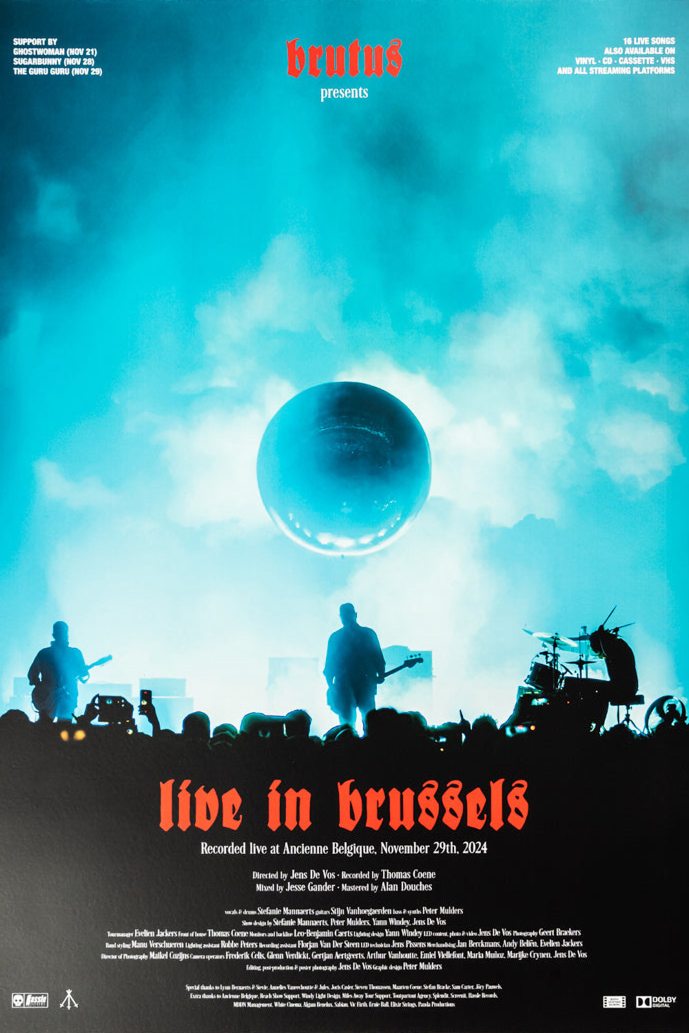 Brutus: Live in Brussels poster