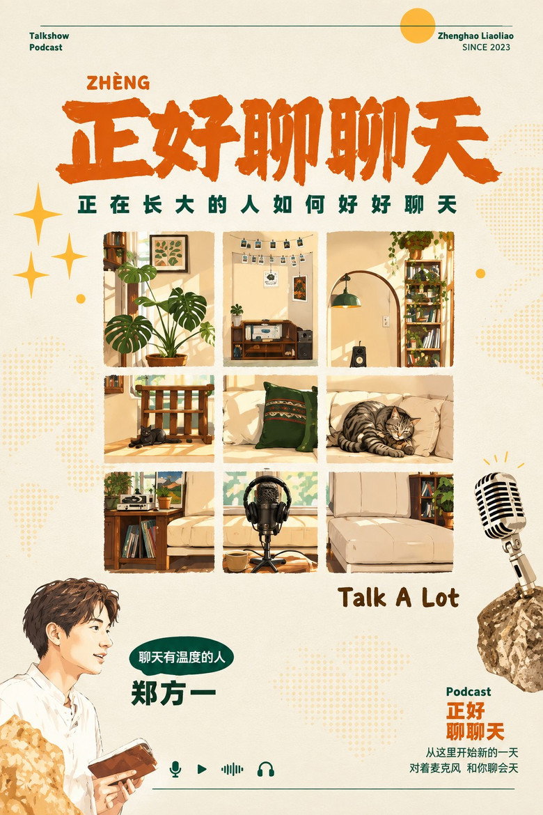 正好聊聊天 poster