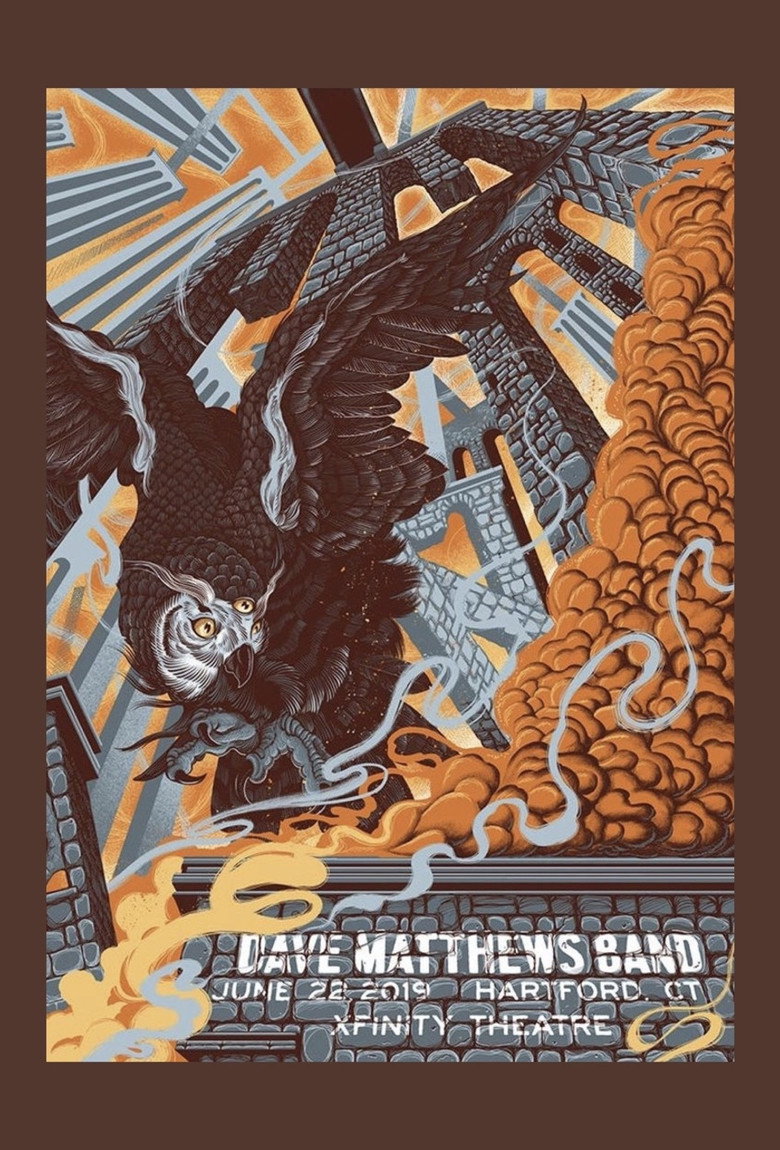 Dave Matthews Band: Xfinity Theatre - Hartford, CT - 6/22/19 poster
