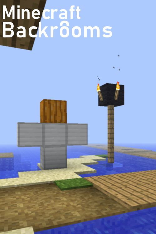 Minecraft Backrooms poster