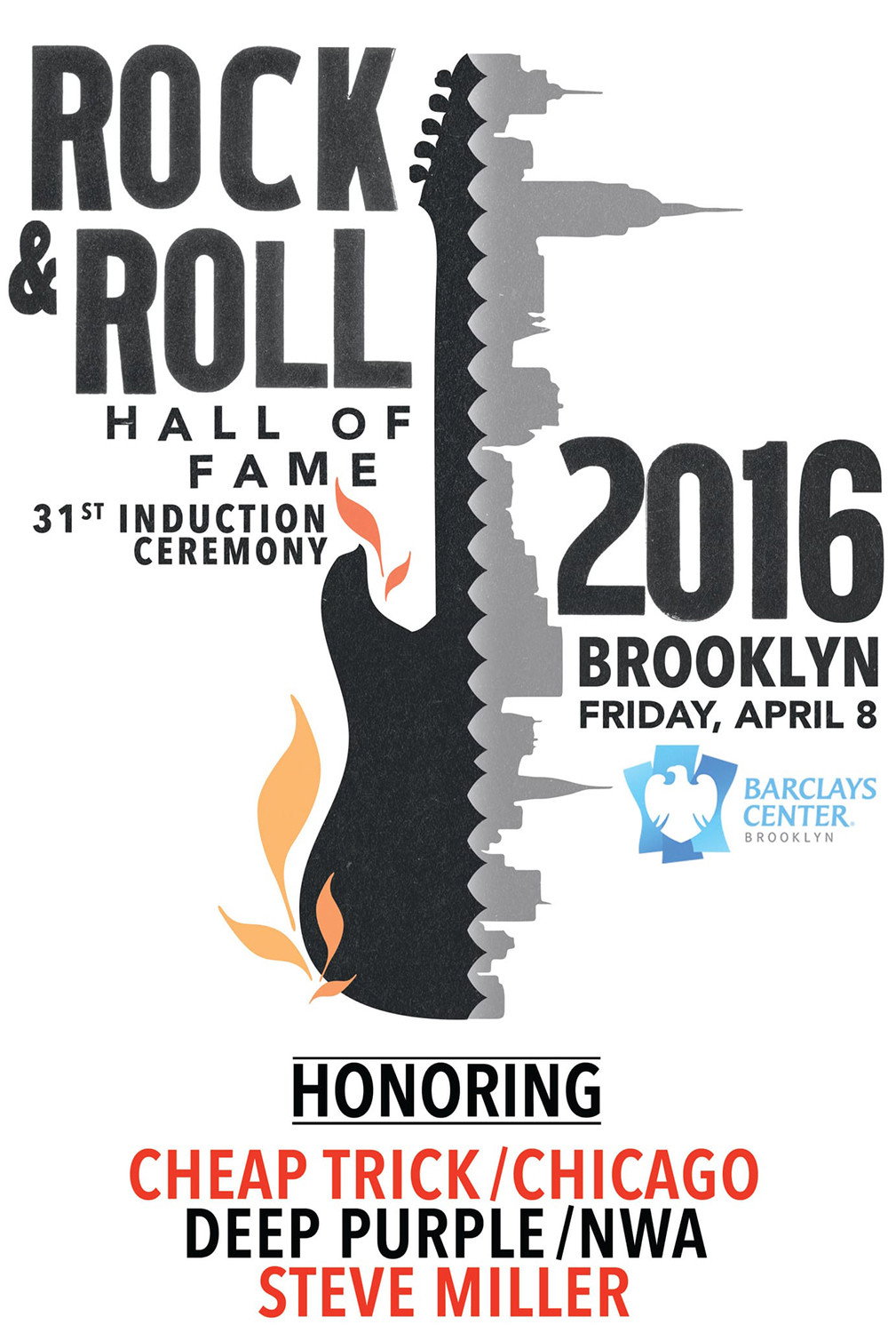 Rock and Roll Hall of Fame Induction Ceremony poster