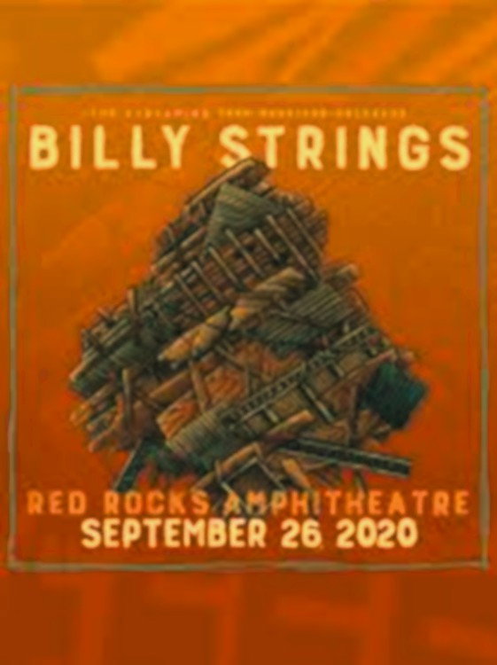 Billy Strings Live at Red Rocks poster